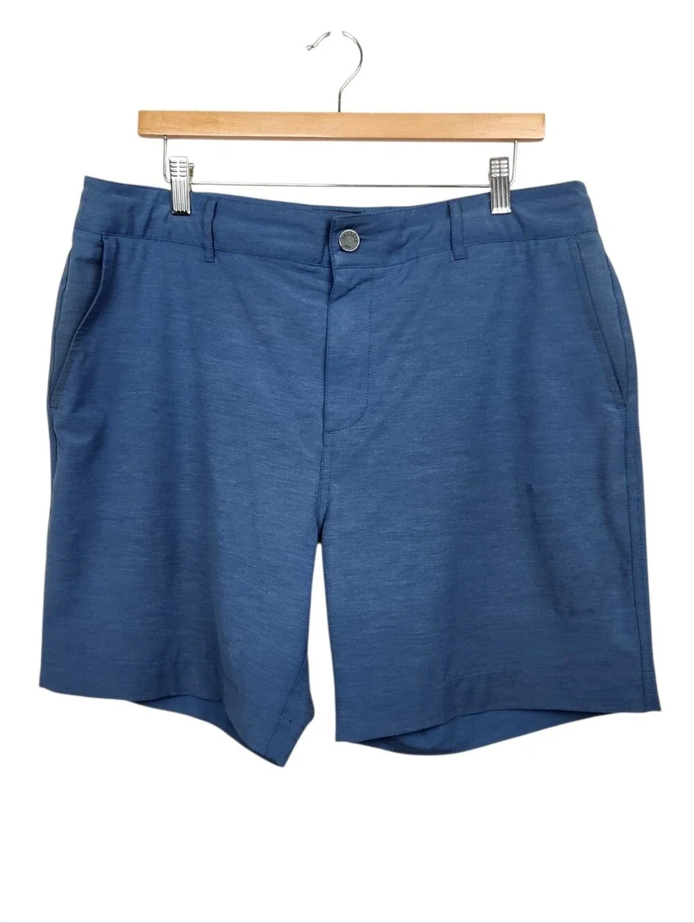 Faherty All Day Shorts Blue Midnight Golf MSC0013 Quick Drying Mens Size 35